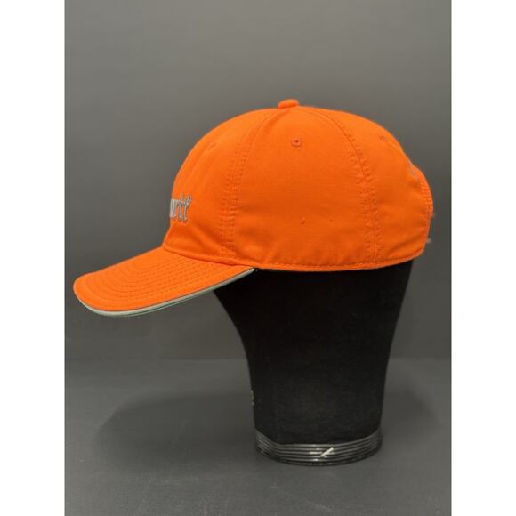 Carhartt FLUORESCENT ORANGE CANVAS Ball Cap: Adjustable One Size Hat - Picture 4 of 10